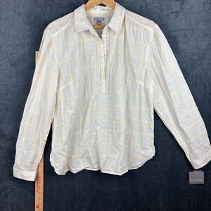 NWT Falls Creek Women’s lightweight, breathable cotton shirt Sz Large